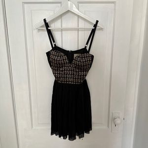 Boutique dress with sequins details